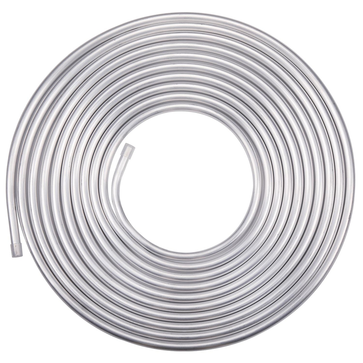 Podavelle 3/8 OD Aluminum Hard Fuel Line Hardline Tube Tubing Coil 10 Feet Roll